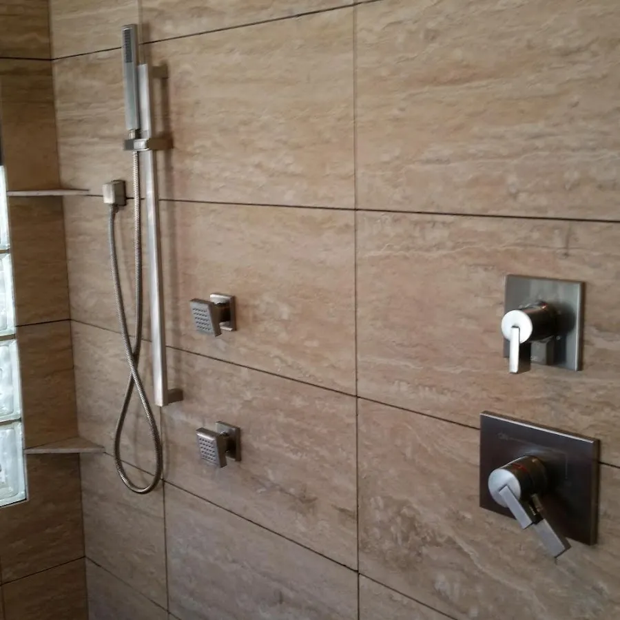 Shower fixture installation for Water Heater Replacement in Gering